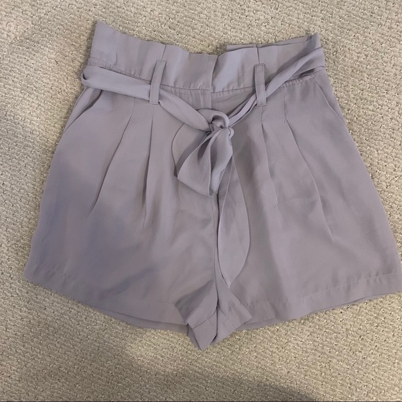 Forever 21 Pants - Light Gray Paperbag Shorts!